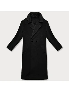 Dámsky oversize kabát 11Z8161 Black - J.Style