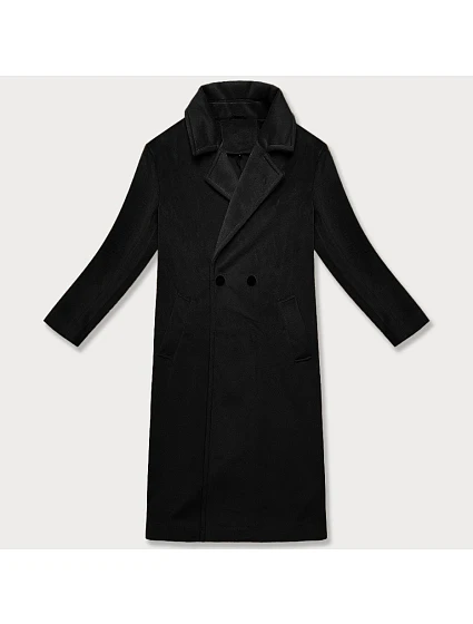 Dámsky oversize kabát 11Z8161 Black - J.Style