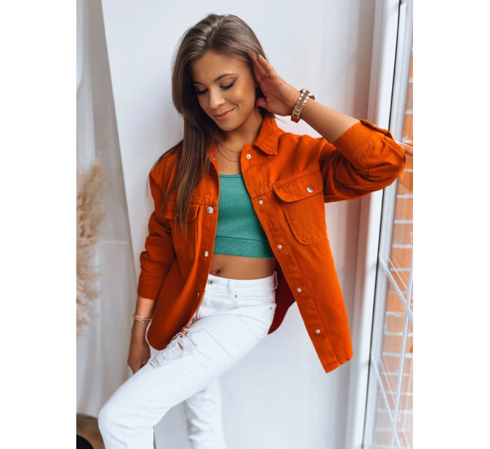 Dámská bunda oranžová Dstreet model 21968517 - FashionStreet