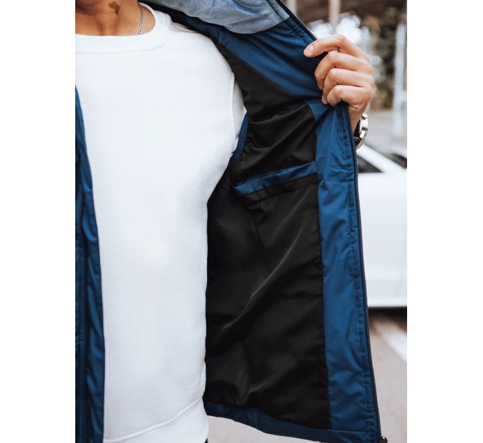 Pánská prošívaná modrá vesta Dstreet model 21971582 - FashionStreet