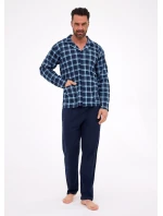 Cornette pyžamo 114/81 long/r 3XL-5XL pánske rozopnuté
