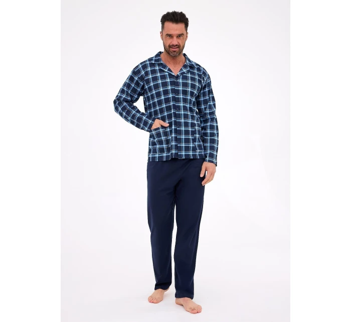 Cornette pyžamo 114/81 long/r 3XL-5XL pánske rozopnuté