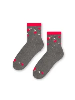 Dámské ponožky model 14559108 Srdce - Steven Dámské ponožky model 14559108 Srdce - Steven