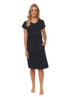 Dámske tehotenské tričko 4543 čierne - Doctornap