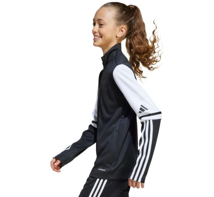 Adidas Squadra 25 Hoodie Jr JE2756 Mikina s kapucňou Adidas Squadra 25 Hoodie Jr JE2756 Mikina s kapucňou