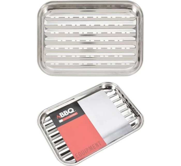 Grilovacia doska 34x24CM z nehrdzavejúcej ocele