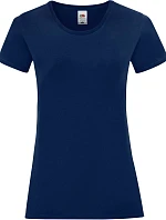 Fruit of the Loom Lady-Fit Iconic 150 T Dámske tričko 16.1432 tmavomodré