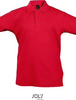 SOL'S Summer Kids II Dětské piqué polo model 22525276 red