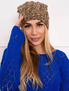 Fleecová čepice  khaki model 18750849 - K-Fashion