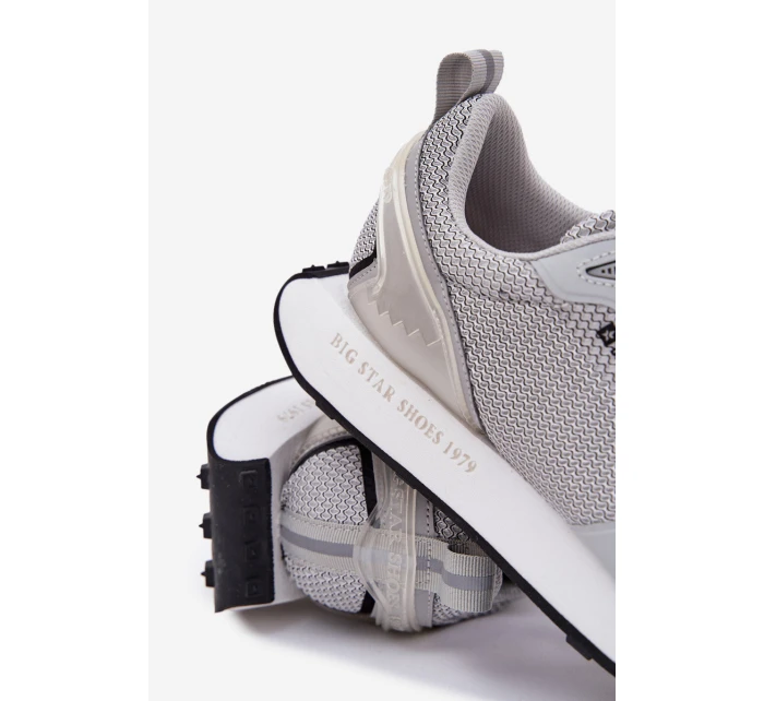 Pánské Tenisky Na Platformě Big Star model 21692136 HiPoly System Šedé - Big Star Shoes