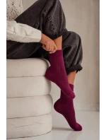 Dámské ponožky Frotte model 21728622 Bordové - Milena