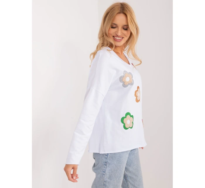 Bluzka DHJ BZ model 19648822 biały - FPrice Bluzka DHJ BZ model 19648822 biały - FPrice