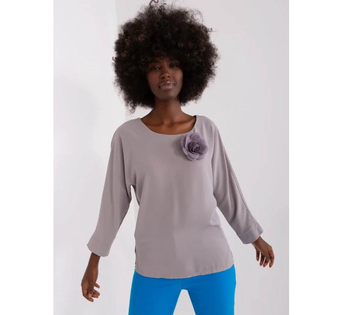 Blúzka LK BZ 506560.14P sivá