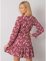 Šaty TW SK BI model 16216040 bordó - FPrice Šaty TW SK BI model 16216040 bordó - FPrice