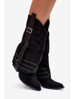 Kovbojské topánky Camilora - čierne Kovbojské topánky Camilora - čierne