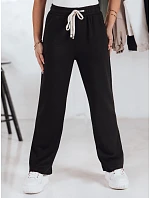 Dámské tepláky butter wide leg LOOSIS black FashionStreet UY2401