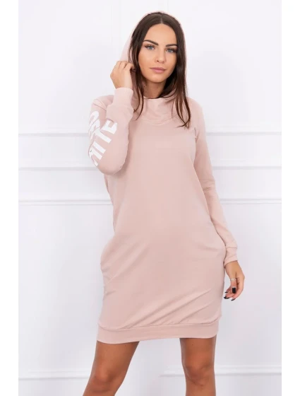 Off White pudrově béžové šaty Off White pudrově béžové šaty