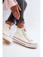 Dámské vysoké tenisky Big Star model 21654781 bílé - Big Star Shoes