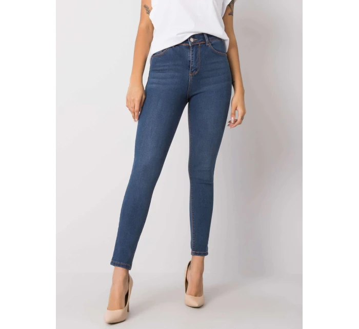 Džínový kalhoty 319 SP model 15091477 tmavě modrá - FPrice Džínový kalhoty 319 SP model 15091477 tmavě modrá - FPrice