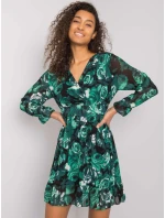 Šaty DHJ SK 12220 1.10P tmavo zelená