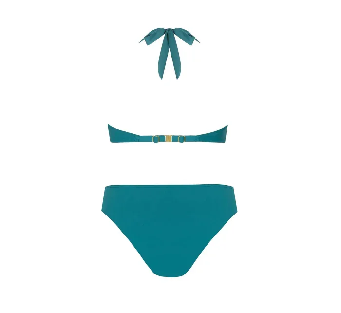 Dámské dvoudílné plavky 1 tm. zelené  model 21129982 - Self