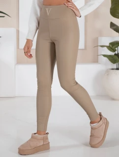 dámské voskované kalhoty béžové Dstreet model 21970454 - FashionStreet