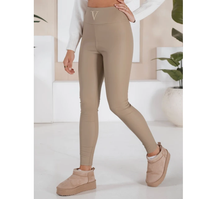 dámské voskované kalhoty béžové Dstreet model 21970454 - FashionStreet