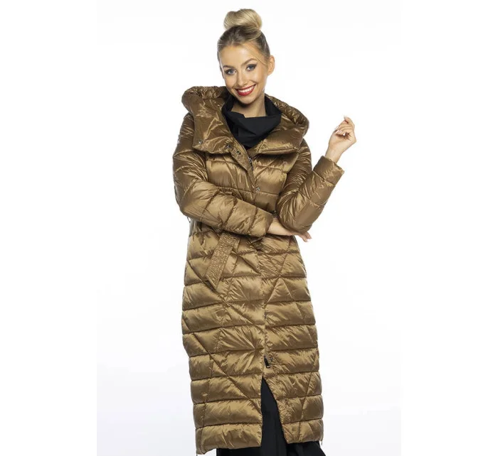 prošívaný kabát s kapucí model 21247349 - Ann Gissy prošívaný kabát s kapucí model 21247349 - Ann Gissy