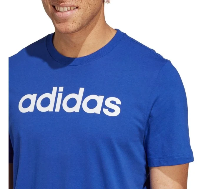 Tričko adidas Essentials Single Jersey Linear Embroidered M IC9279 men