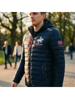 Geographical Norway Pánska bunda BRICK NAVY GTX MEN 068 NAVY (WY6358H/GN-MARINE)