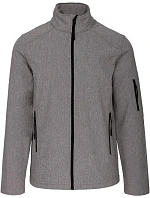 Kariban K 401 Pánska 3-vrstvová softshellová bunda 20.K401 marl grey Kariban K 401 Pánska 3-vrstvová softshellová bunda 20.K401 marl grey