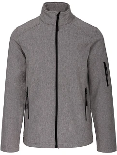 K 401 Pánská 3vrstvá softshellová bunda model 22508728 marl grey - Kariban
