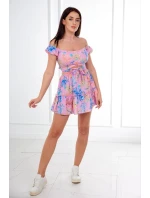 Fialová květinová sada