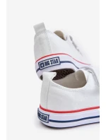 Trampki Dziecięce Na Rzepy Big Star OO374009 Białe