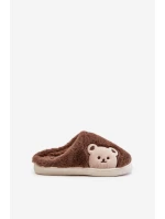 Kapcie Damskie Futrzane Z Misiem Brązowe Fiorinella Kapcie Damskie Futrzane Z Misiem Brązowe Fiorinella