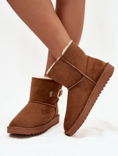 Śniegowce Damskie Z Klamrą Wrangler 20253091.37B Camel