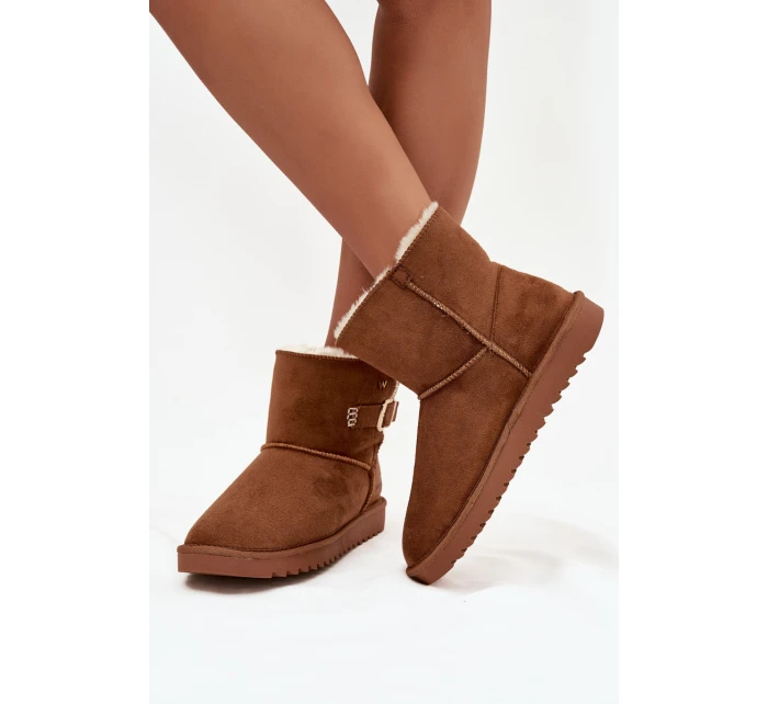 Śniegowce Damskie Z Klamrą Wrangler 20253091.37B Camel Śniegowce Damskie Z Klamrą Wrangler 20253091.37B Camel