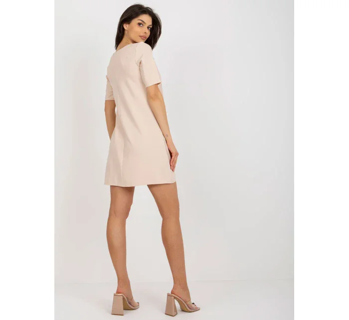 LK SK 506735 šaty.82 béžová