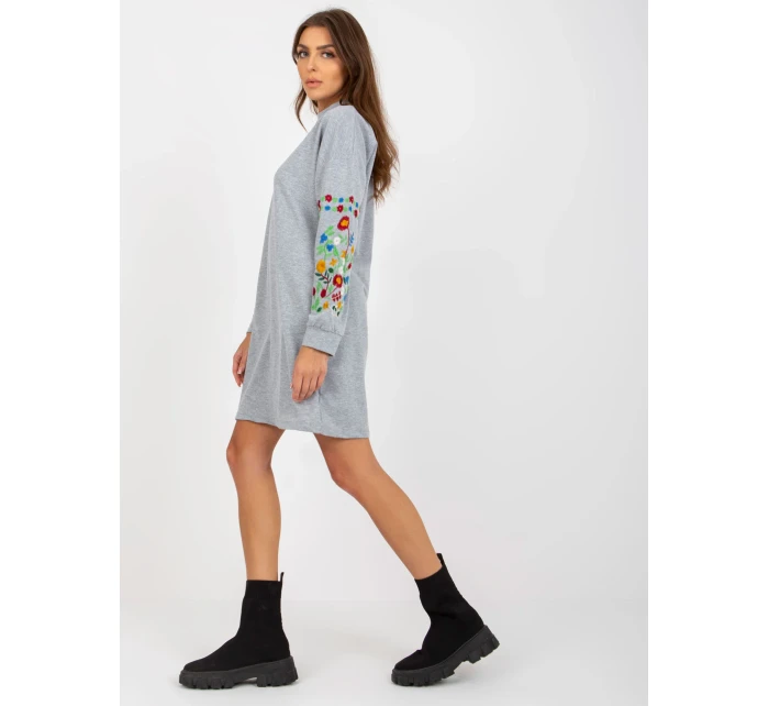 Šaty MB SK 8023.26 sivé