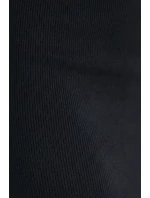 667-1 Priliehavá midi sukňa s vysokým pásom - čierna