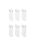 Nike Everyday Cush Crew dětské ponožky 6 párů bílé SX6910 100 Nike Everyday Cush Crew dětské ponožky 6 párů bílé SX6910 100