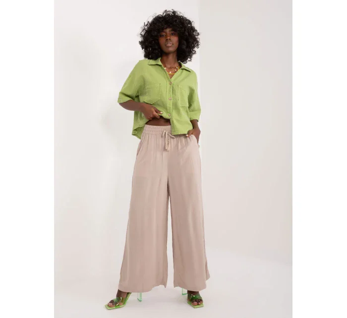 Spodnie model 20101023 beżowy - FPrice Spodnie model 20101023 beżowy - FPrice