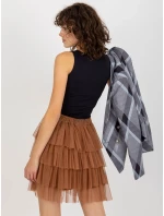 Sukně TW SD BI model 17892557 světle hnědá - FPrice Sukně TW SD BI model 17892557 světle hnědá - FPrice