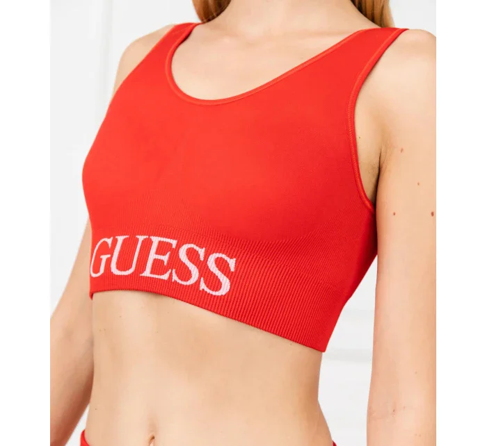 Športová podprsenka O92A04JR045-G587 červená - Guess