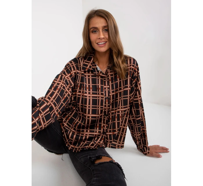 Dámske tričko 3292.69P čierno-béžové - FPrice