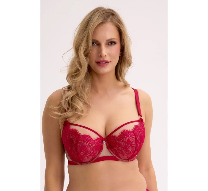 POLOMÄKKÁ PODPRSENKA AINA PRODUKT 1273 ČERVENÁ