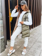 Dámská zelená oboustranná vesta Dstreet model 21970075 - FashionStreet