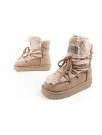 snow boots winter fashion  brown high dámské model 21395346 - D.Franklin