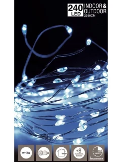 LAMPKI GIRLANDA 240 LED BIAŁY model 21832634