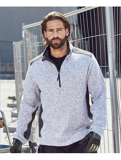 JN Pánská pracovní fleece bunda 1/2 zip Strong 02.0 white model 22492845 - Daiber JN Pánská pracovní fleece bunda 1/2 zip Strong 02.0 white model 22492845 - Daiber